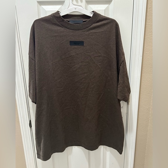 Essentials Fear of God T-shirt size Medium brown oversized NEW - Picture 2 of 14